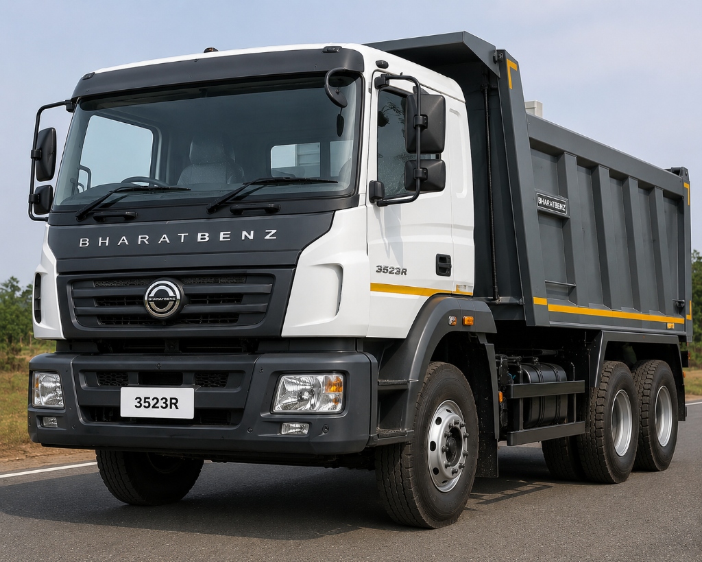 BharatBenz 3523R heavy truck for Chennai Bengaluru Industrial Corridor logistics operations